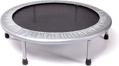 Folding Trampoline with Smart Workout App, Black – Portable Fitness Rebounder…