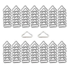 100Pcs 3.8cm Metal Triangular Rings Buckles for Trampoline Replacement Parts