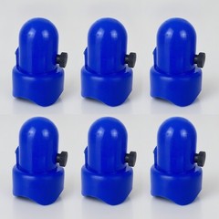 Durable Trampoline Pole Caps with Screw-in Bolts – Set of 6 for 1.5″ Poles