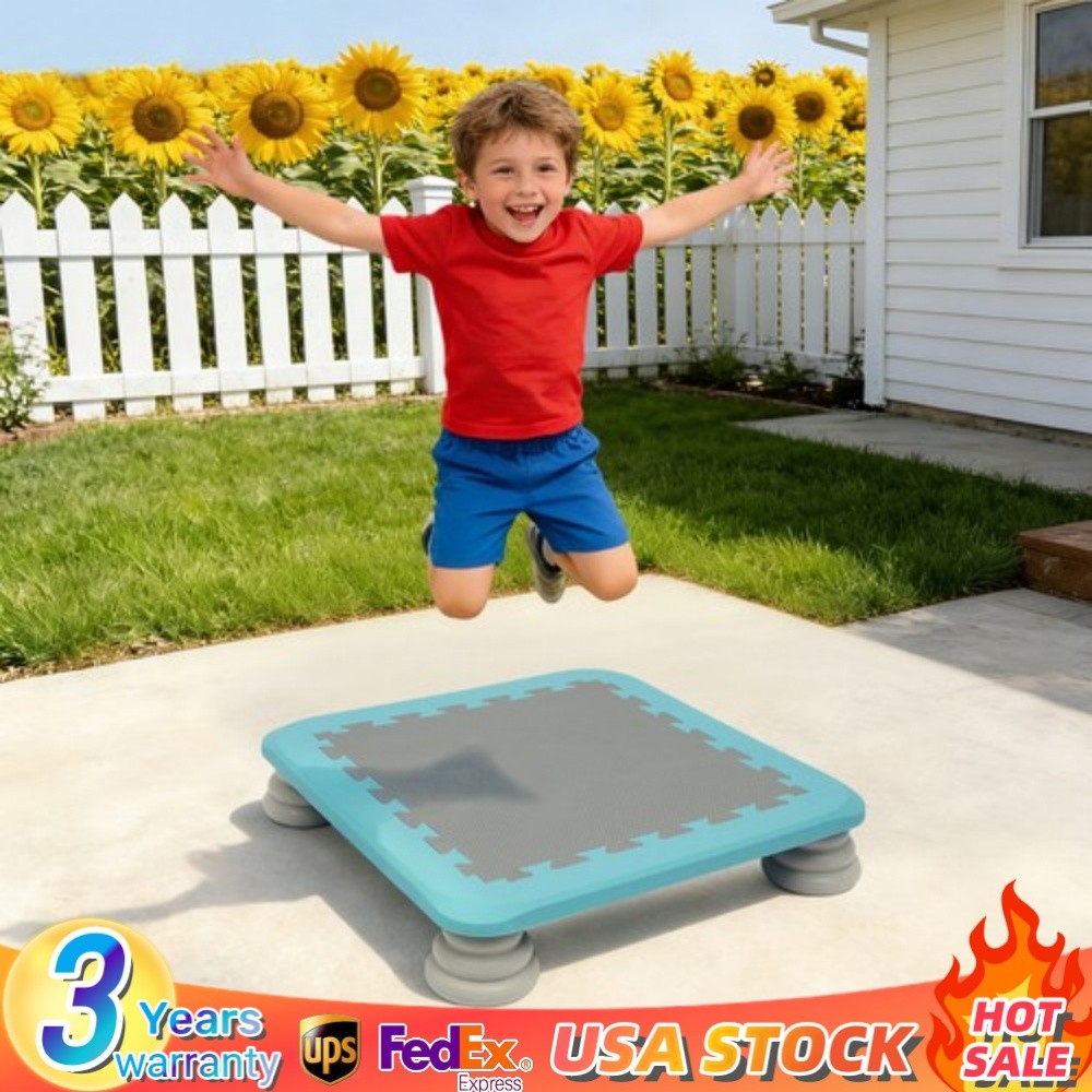Kids’ Trampoline Kids’ Bouncing Board Balance and Bounce Kids’ Toy for Indoor