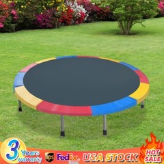 16 Ft Round Trampoline Safety Pad 10mm Foam PVC 30cm Wide Multi-Color