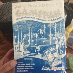Jump Sport Trampoline Gamer Pack Kickball For Trampoline Game And Party Pack