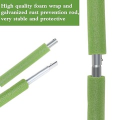 Trampoline Pole Replacement Set with Clamps Hardware