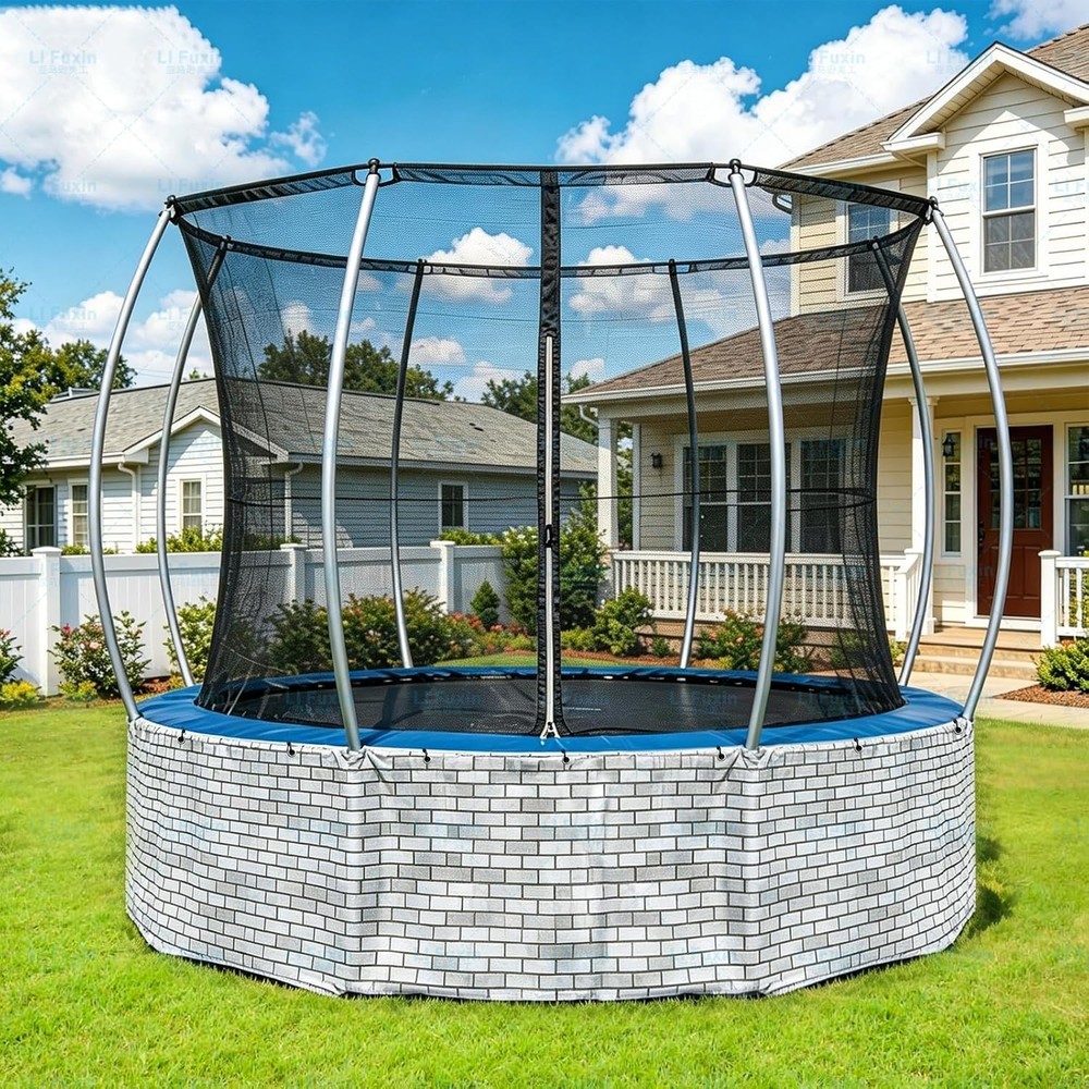 Weather Resistant Trampoline Skirt for 12ft and Larger Tool Free