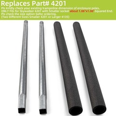 Trampoline Poles Replacement for Skywalker Or Jumpzylla,Galvanized Trampoline…