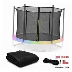 14 FT Trampoline Replacement Net for 6 Straight Poles: Safety Enclosure