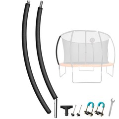 Trampoline Poles Replacement, Universal Trampoline Replacement Enclosure Pole