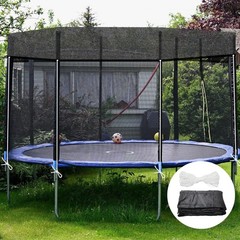 Trampoline Cover Round 6 Holes Black Sunshade Tent Top Cover Sunblock Shade C…