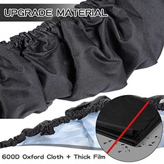 Trampoline Spring Cover Round Small Trampoline Replacement 36 Inch-6 Hole Black