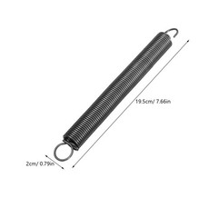 2 Pcs Small Wire Springs Hooked Tension for Extension with Double Hooks