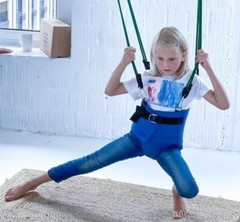 Jumper training for children and adults at home. Swings. Bungee. Kids