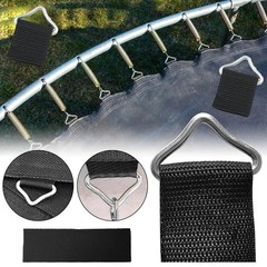 20 Pack Trampoline Triangles Buckle Stainless Steel Triangle Ring with Sewing…