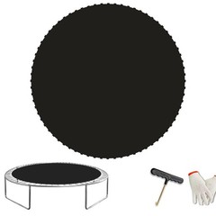 Heavy-Duty Replacement Trampoline Mat, UV-Resistant Bounce Pad for 12/14/15ft Ro