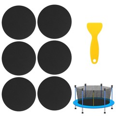 6pcs Trampoline Patch Repair Kit, 3.94×3.94in Self-Adhesive Rubber Trampoline…