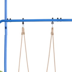 12FT Trampoline for Kids w/ Safety Enclosure Net & Basketball Hoop & Swings