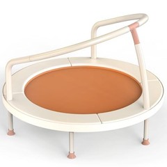 LUSK 36” Kids Trampoline, Indoor Toddler Trampoline with Safety Net, 500lb
