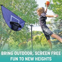 BLUE – SKYWALKER TRAMPOLINES TRAMPOLINE OUTDOOR 8 FT,12 FT,15 FT JUMP N’ DUNK