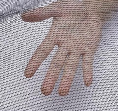 Trampoline Safety Net Replacement, with Zippers and 12 FT – 8 poles Black