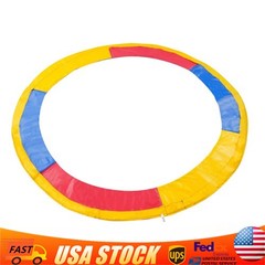 8FT Trampoline Replacement Safety Pad Foldable Trampoline Cover Multi-color