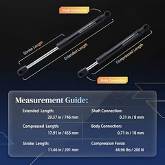 Front Hood Lift Support Shock Strut 1PC for Audi A3 S3 RS3 8V 2015-2020, Sedan