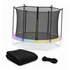 14 FT Trampoline Replacement Net for 6 Straight Poles: Safety Enclosure