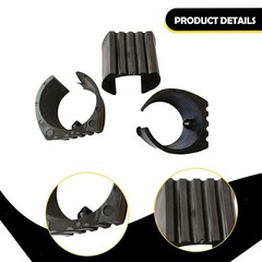50 Pieces Trampoline Pole Covers Anti Slip U Shaped Foot Pads for Table Desk