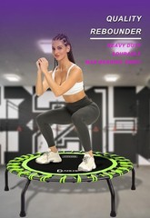 350lbs Rebounder Mini Trampoline for Adult, Indoor Small Trampoline for Exercise