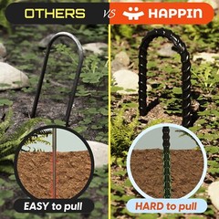 ® Ultra Strong Trampoline Stakes Anchors High Wind, Ground Anchors Heavy Duty…