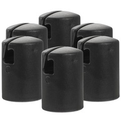 6 Pcs Trampoline Accessories Plum Spare Parts Pole Cap Replacement End Caps
