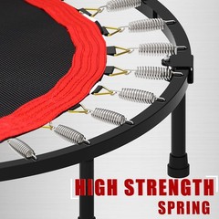 40″ Folding Mini Fitness Indoor Exercise Workout Rebounder Trampoline with Ha…