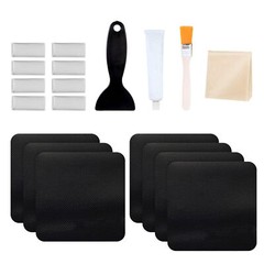 19pcs Trampoline Patch Repair Kit 4″ Square Patches Trampoline Mat Tear Repair