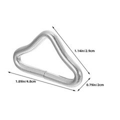 50 Pcs Trampoline Triangle Buckle, Professional Buckles Adjustable
