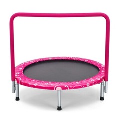 36″ Outdoor Kids Toddler Foldable Trampoline Jumping with Full Covered Handrail