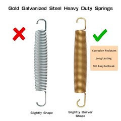3.5″, 5.5″, 6.5″, 7″ Trampoline Springs with Free T-Hooks, 7.0inch 20