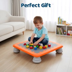 Kids Toddler Mini Trampoline with Non-slip Base for 3-12 Boys & Girls