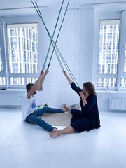 Premium cords-expanders for fitness. Healthy family. Additional expander cords