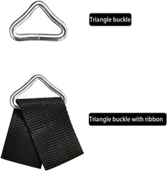 10pc Trampoline Triangle Buckle V-Ring Replacement Galvanized Steel Repair Kit