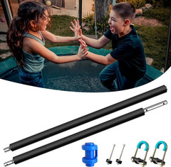 1PCS Trampoline Pole Replacement, Trampoline Enclosure Pole Fits 8-16FT Straight