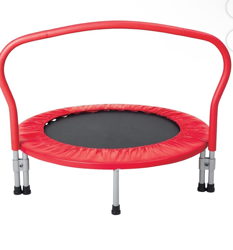 3 ’ Folding Trampoline Kids & Adults Indoor Outdoor Fun Exercise Safe Play New