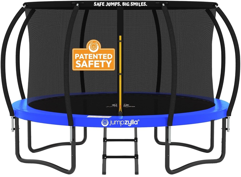 Outdoor Trampoline 8FT 10FT 12FT Round with Enclosure Gymnastics Non Slip