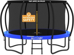 Outdoor Trampoline 8FT 10FT 12FT Round with Enclosure Gymnastics Non Slip
