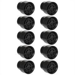 10Pcs Black Trampoline Pole Covers Latex Durable Non Slip Feet Pads