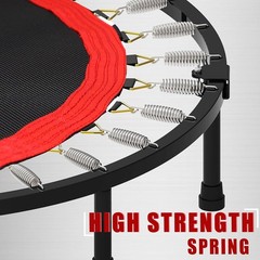 Folding Mini Rebounder Trampoline with Handle, 330Lbs Max Load, 40″-48″