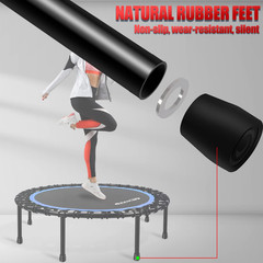 40″-48″ Silent Mini Trampoline Fitness Trampoline Bungee Rebounder Jumping Cardi