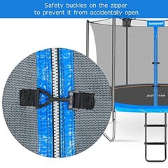 Zoomster Trampoline Enclosure Net with Pole 14FT Trampoline Net with Pole Cap