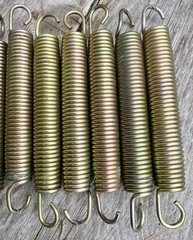10 Heavy-duty steel springs for large trampoline – 6.5″ -USED