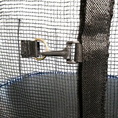 Skywalker 13′ Square Trampoline With Lighted Spring Pad Navy