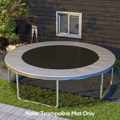 Soozier Trampoline Mat with 72 V-Hooks, Fits 12ft Trampoline, Black