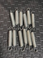 Lot of 12 Trampoline Springs 5.5 inch Heavy Duty Steel Replacement part preowned