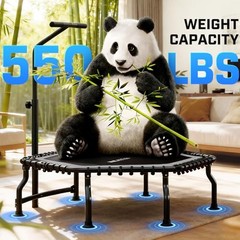 ANCHEER 50 Inch Rebounder Trampoline for Adults 550LBS